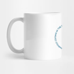 Say Hello Wave Goodbye, blue Mug